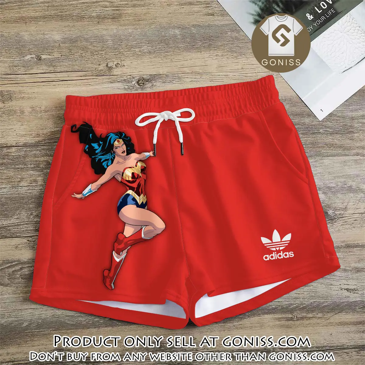 Premium wonder woman in adidas women shorts lady beach shorts wms1071 gn1231249